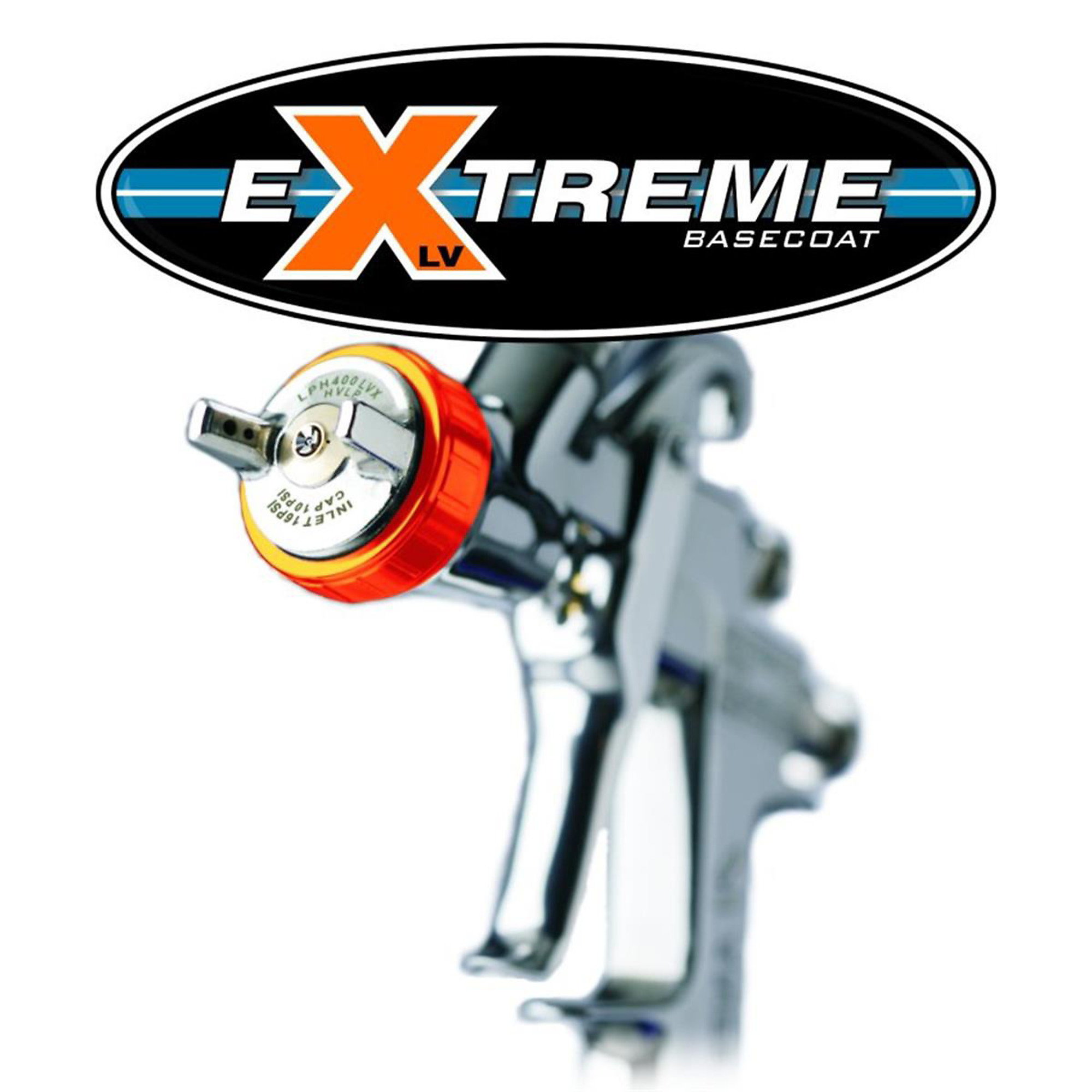 Iwata Spray Gun — 1.3mm Nozzle, LV Technology, 11.8in. Pattern, Model# LPH400-134LVX